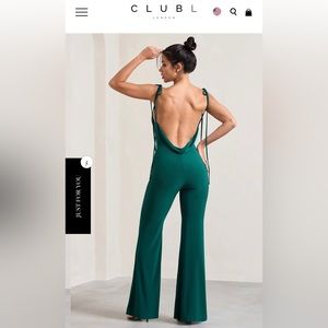 Cowl Neck Low Back Jumpsuit